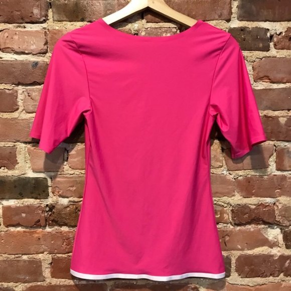 Triumph Sleek Sensation Shirt 03 Pink Compression Shapewear - Picture 3 of 3